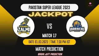 KRK vs PSZ PSL 2023 17th Match Prediction | Karachi Kings vs Peshawar Zalmi  #PSL8