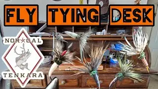 My Fly Tying Desk - NorCal Tenkara