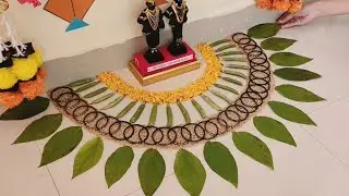 Sankranti decoration ideas at home| haldi kunku decoration ideas at home| bornhan decorations ideas
