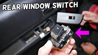 REAR DOOR WINDOW SWITCH REMOVAL REPLACEMENT FORD EDGE, LINCOLN MKX