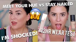 DOSE OF COLORS VS URBAN DECAY FOUNDATION FACE-OFF! 12 HR WEAR TEST!