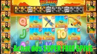 Slot BIG BASS FLOATS MY BOAT Achat du BONUS SUPER FREE SPINS - Click'n'Go !