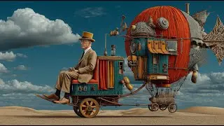 A Steampunk Jazz Journey | AI Surreal Film
