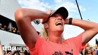 Man runs across Australia in 47 days &ndash; BBC News