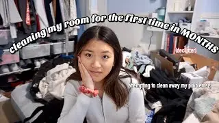 cleaning my room for the first time in MONTHS | Vanessa Nagoya