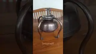 Heavy Solid Brass Bell 🔔 | Loud Antique Vintage Desk Bell #short