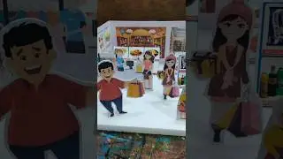 supermarket model for school project | school project  #schoolproject #shorts