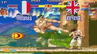 FT5 @ssf2xjr1: Milanea (FR) vs Lee4eva (GB) [Super SF II X ssf2x ssf2 Fightcade] Aug 30