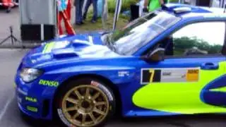 Petter Solberg starting WRC stage