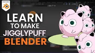 How to make jigglypuff in bender | 3D Modeling Pok&eacute;mon Tutorial | #tutorial #3dmodeling #blender3d