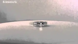 Sterling Silver Flush Set Cubic Zirconia Fashion Ring or Wedding Band
