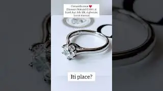 ❤️ Comanda Noua: Diamant Natural 0.50ct G/Vs2 si Inel Aur 18k, lucrat manual, la 14.159lei total.