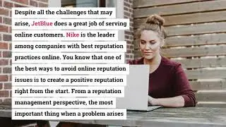 Best Online Reputation - How do companies with a strong