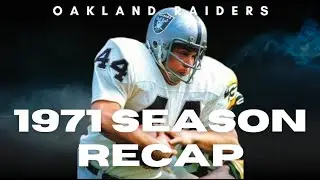 1971 Raiders Season Recap #raiders #nfl #football