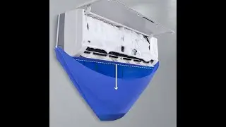 Air conditioner cleaning cover brush filter water bag air conditioner cleaning dustproof cleaning co