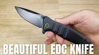 BEST BUDGET LARGE FOLDING EDC DROP POINT BLADE CRKT DEXTRO AMAZON KNIFE REVIEW