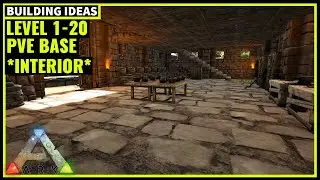 LEVELS 1-20 PVE BASE *INTERIOR* | ARK SURVIVAL