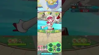 Double Horn Leech vs. Grass-weak Champion Stadium Round - Unova 2K Master Mode - Pok&eacute;mon Masters EX