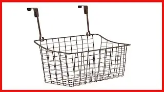 Great product -  Spectrum Diversified Over The Cabinet Grid Storage Basket Large Bronze