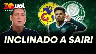 RAPHAEL VEIGA EST&Aacute; INCLINADO A SAIR DO PALMEIRAS; VERD&Atilde;O E AM&Eacute;RICA-MEX INICIAM CONVERSAS, DIZ PVC