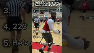 RANKING BASKETBALL FAHHHH MOMENTS #basketball #funny #viral