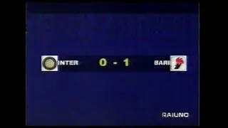 1997-98 (16^ - 18-01-1998) INTER-Bari 0-1 [Masinga] Servizio 90°Minuto Rai1