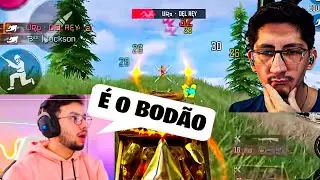 TROMBEI O SQUAD DO DEL REY E O HOLLIDAY NA MESMA PARTIDA! - COD: MOBILE BATTLE ROYALE