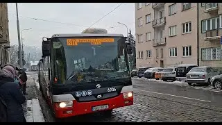 Linka X17 v useku Podolská Vodárna  -  Libuš