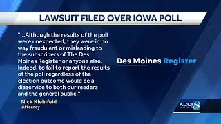 Group files lawsuit against Des Moines Register for 'misleading subscribers' with Iowa Poll