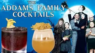 Halloween Cocktail Recipes inspired by The Addams Family!