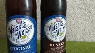 По совету подписчика, обзор на пшеничное пиво Maisel's weisse original, Maisel's weisse dunkel (18+)
