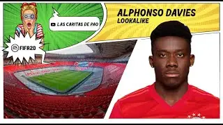 FIFA 20 Alphonso Davies lookalike career mode face CLUBES PRO