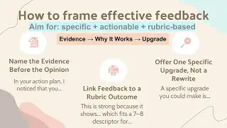 VOICEOVER MYP PP Final Report Feedback LESSON 2