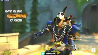 AQUAMARINE OP JUNKRAT GAMEPLAY! POTG [ OVERWATCH 2 RELEASE ]