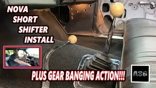 How to HURST short shifter install 1970 Chevy Nova