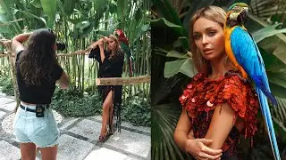 Natural Light Exotic Bird Photoshoot In Bali - Behind The Scenes