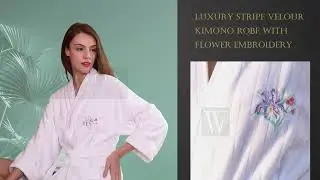 Custom Embroidered Bathrobes Wholesale for Luxury Hotel and Spa
