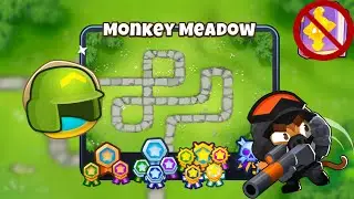 Monkey Meadow [Military Only] Guide | No Monkey Knowledge | BTD 6 (2023 Updated) 4K