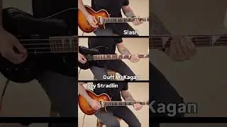 Slash, Izzy Stradlin & Duff McKagan in Welcome to the Jungle - Guns N&rsquo;Roses