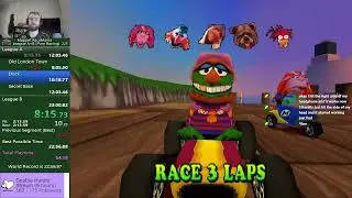 [PB] Muppet RaceMania Speedrun - Pure Racing (22:47.00)