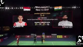 Thomas Cup 2022 Final | Indonesia Jonatan Christie vs India Kidambi Srikanth