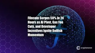 Filecoin Surges 50% in 24 Hours as AI Pivot, Gas Fee Cuts, and