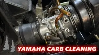 1983 Yamaha Bravo 250cc carburetor cleaning | Kids trail sled