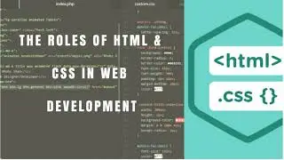 THE ROLES OF HTML & CSS IN WEB DEVELOPMENT