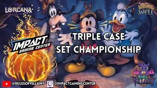 Disney Lorcana Triple Case Set Champs - Impact Gaming Center