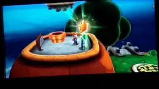 Super Mario Galaxy Walkthrough: Good Egg Galaxy Secret Star - Luigi on the Roof