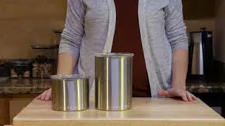 Planetary Design Airscape&reg; Stainless Steel Coffee Canister Food Storage Container Patented Inner