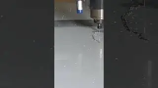 Cutting Aluminum Acorn Controlled CNC retrofit  #cncrouter,#cnc,#cncretrofit,#cncbusiness,#boatparts