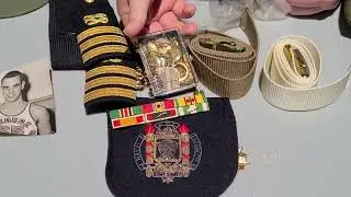 Box Estate Sales Items - Vietnam Era US Navy Officer Yields Deck Jackets & Masters Tournament Badges