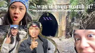 there really was no end to this tunnel | helensburgh glow worm tunnel